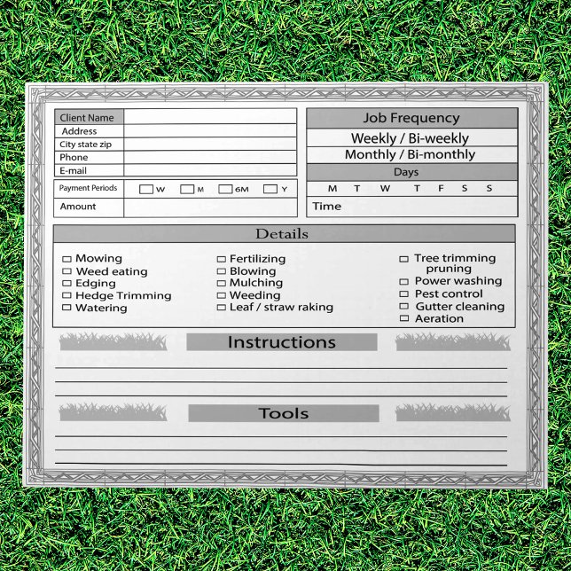 Bloco De Notas Registro de Cliente do Home Care (Criador carregado)
