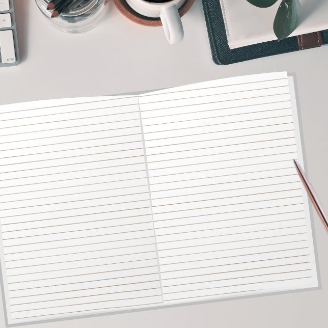 Bloco De Notas Regra da Faculdade Papel Vinculado Castanho Paisag (Criador carregado)