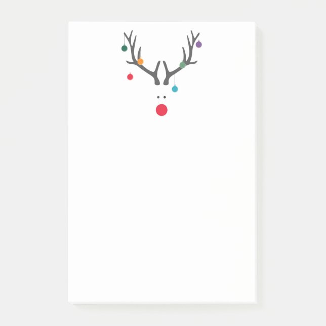 Bloco De Notas Reindeer (Frente)