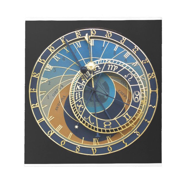 Bloco De Notas Relógio Astronômico - Praga Orloj (Frente)