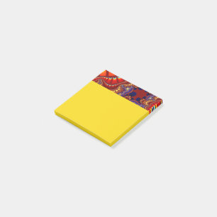 Bloco De Notas Remix Vermelho e Laranja