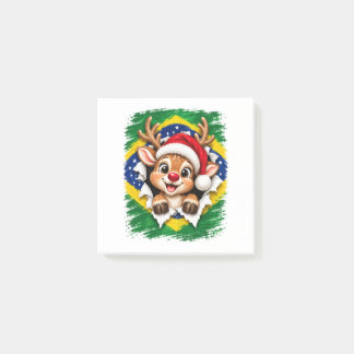 Bloco De Notas Rena de Natal Brasileira