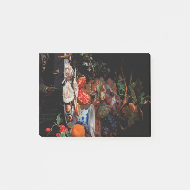 Bloco De Notas RENAISSANCE Frutas pretas escuras e ostras (Frente)