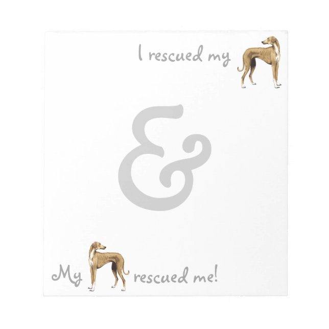 Bloco De Notas Resgate Azawakh (Frente)