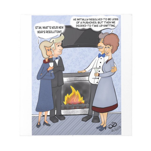 Bloco De Notas Resolução de anos novos (Frente)