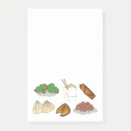 Bloco De Notas Restaurante Chinês de Comprar Comida Cuisina