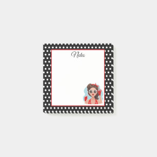 Bloco De Notas Retro Girl
