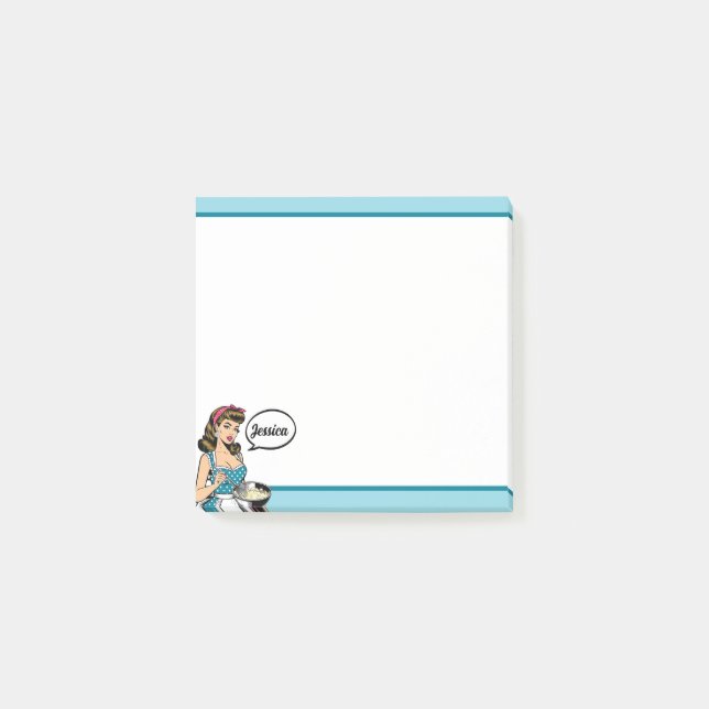 Bloco De Notas Retro Pinup_ Ei Lindinha (Frente)