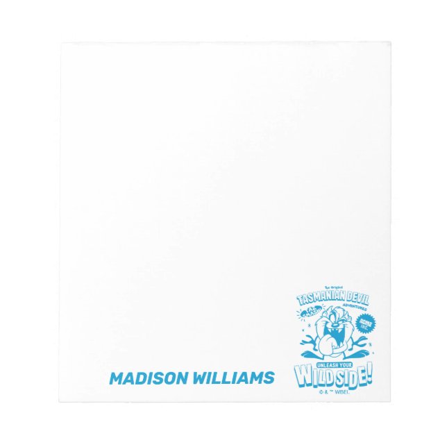 Bloco De Notas Retro TAZ™ Sorrente (Frente)