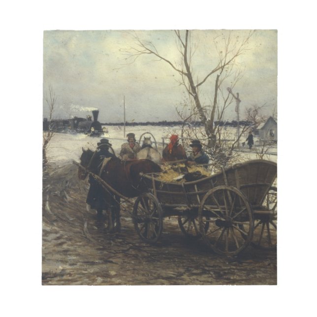 Bloco De Notas Reunião com o comboio (Frente)