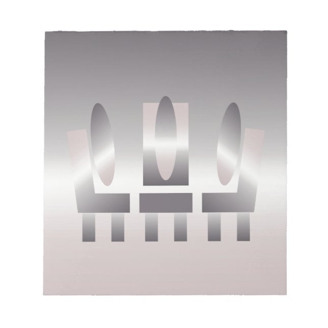 Bloco De Notas reunião de tons de quartzo (Frente)