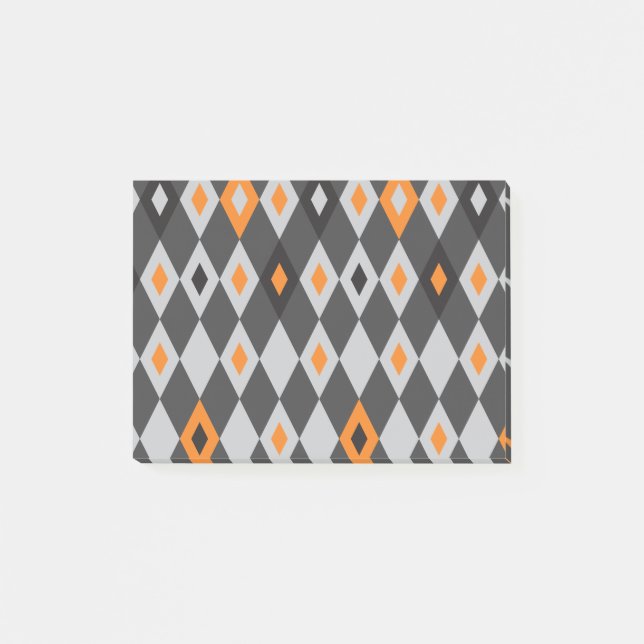 Bloco De Notas Rhombus Pattern 2 (Frente)