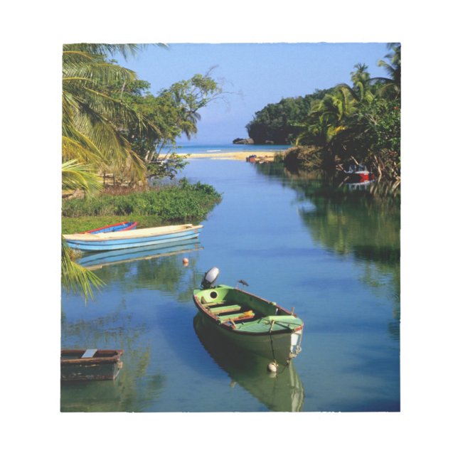 Bloco De Notas Rio Cênico perto de Ocho Rios na Jamaica (Frente)