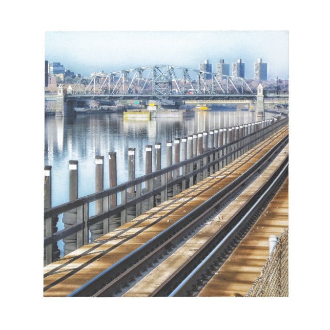 Bloco De Notas rio das construções bronx Nova Iorque (Frente)