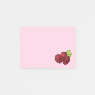 Bloco De Notas Ripes, frescos, de Verão, framboesas-framboesas Fr