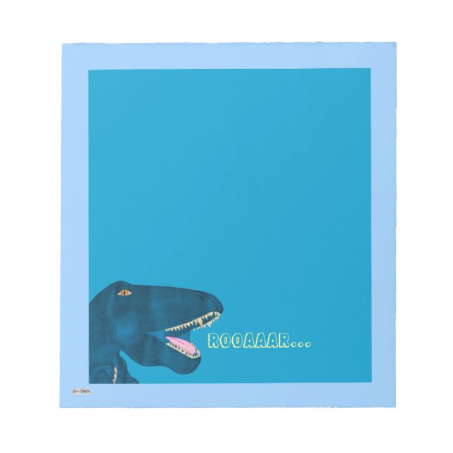 Bloco De Notas Roaring Rex (Frente)