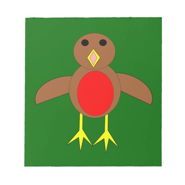Bloco De Notas Robin Notepad Natal (Frente)