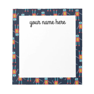 Bloco de Notas Robô Personalizado
