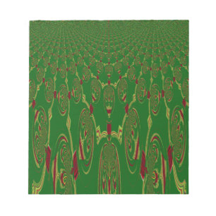 Bloco De Notas Robôs Verdes