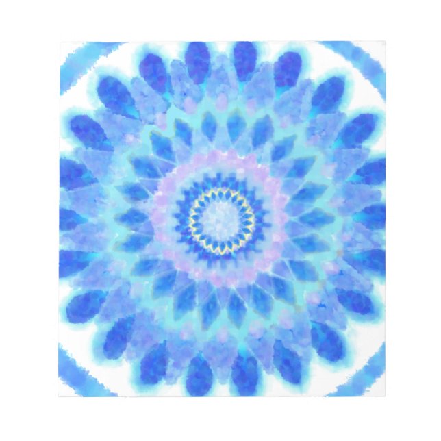 Bloco De Notas Roda de água azul (Frente)