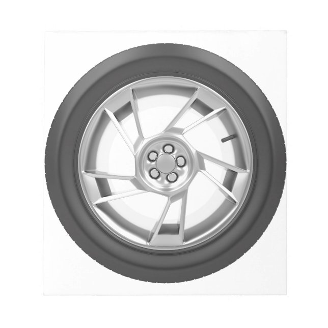 Bloco De Notas Roda do carro (Frente)