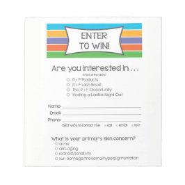 Bloco De Notas Rodan + Fields Inspirado Concorra