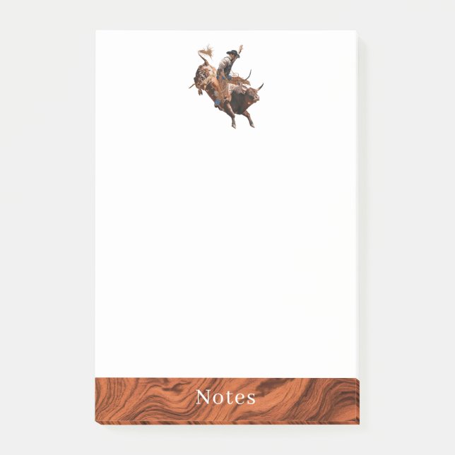 Bloco De Notas Rodeo Bull Rider  (Frente)