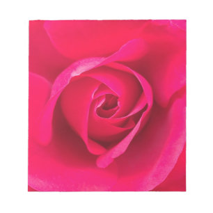 Bloco De Notas Romântica Rosa Vermelha v2