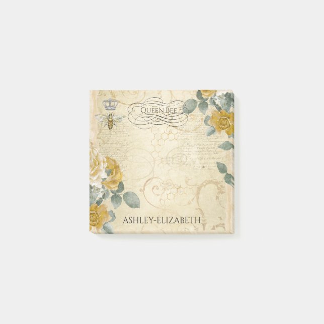 Bloco De Notas Rosa Amarelo-Amarelo 3x3 (Frente)