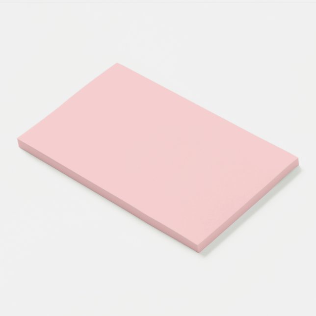 Bloco De Notas Rosa bebê (cor sólida)  (Inclinado)