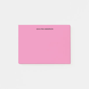 Bloco De Notas Rosa Bonito