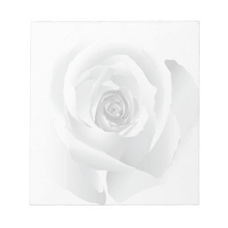 Bloco De Notas Rosa Branca