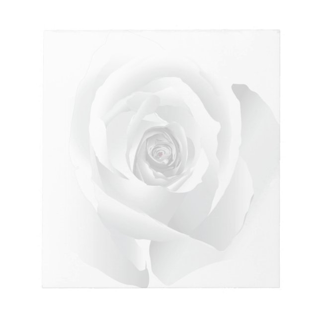 Bloco De Notas Rosa Branca (Frente)