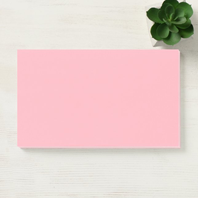 Bloco De Notas Rosa Claro Simples 10" x 6" (Escritótio)