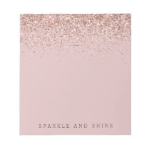 Rosa Dourado Sparkle Faux Glitter