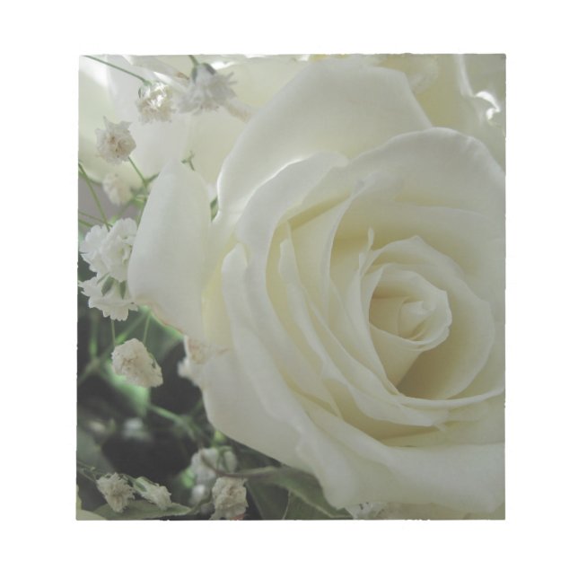 Bloco De Notas Rosa Floral (Frente)