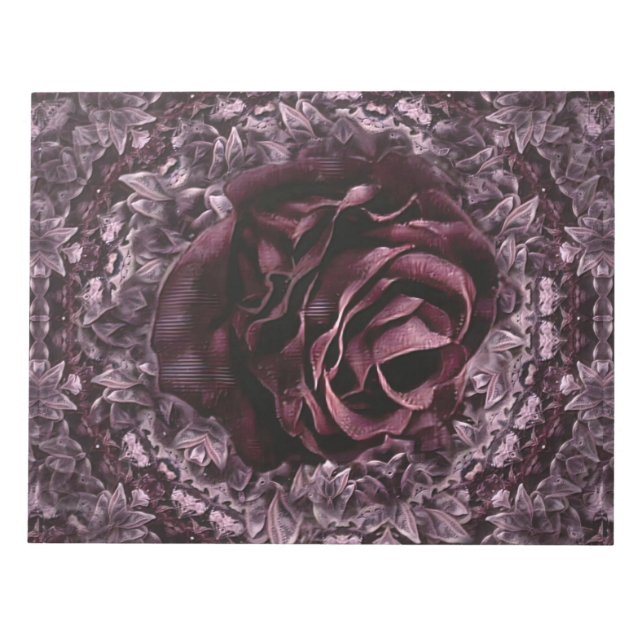 Bloco De Notas Rosa Mandala (Frente)