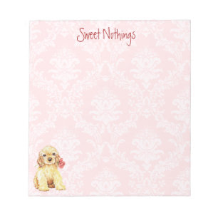 Bloco De Notas Rosa namorados