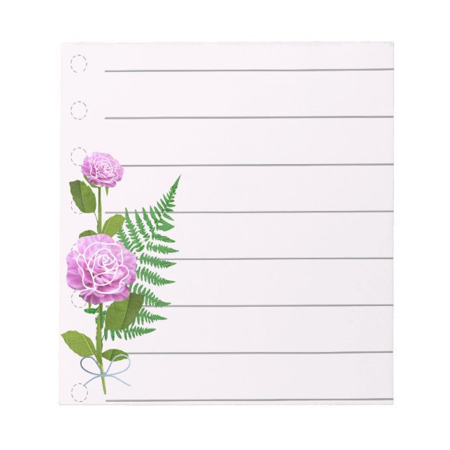 Bloco de Notas Rosa Pink (Frente)