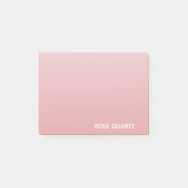 Bloco De Notas Rosa Quartz - nome cor rosa