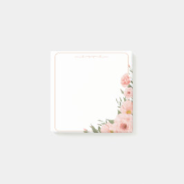 Bloco De Notas Rosa Reverie - Blush Floral