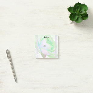 Bloco De Notas Rosa Verde Irlandês