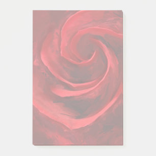 Bloco De Notas Rosa vermelha