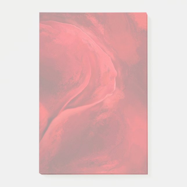 Bloco De Notas Rosa Vermelha (Frente)