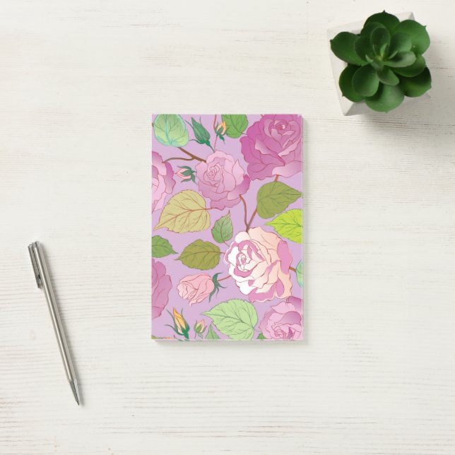 Bloco De Notas Rosas 18 (Escritótio)