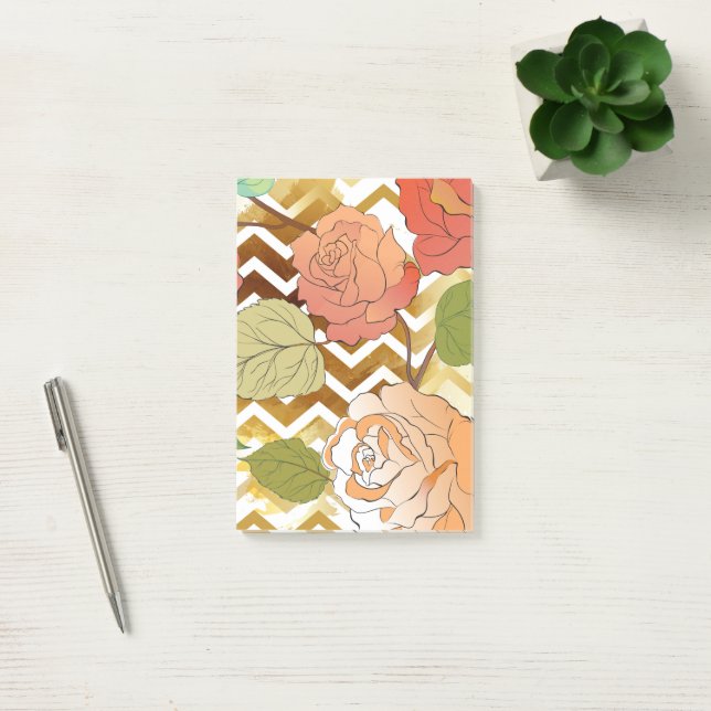 Bloco De Notas Rosas 28 (Escritótio)