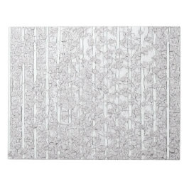 Bloco De Notas Rosas brancas E