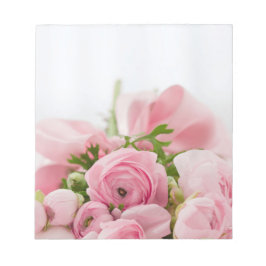 Bloco De Notas Rosas de Casamento Rosa
