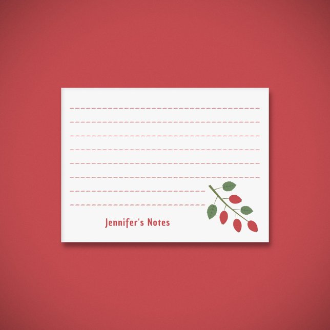 Bloco De Notas Rosehip (Rosehip Post-it Notes)
