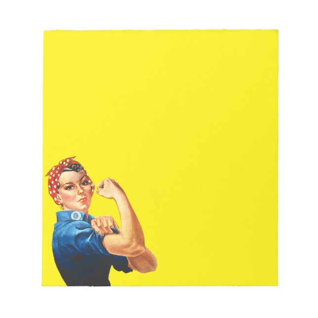 Bloco De Notas Rosie The Riveter (Frente)
